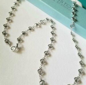 Touchstone crystal chanelle necklace
